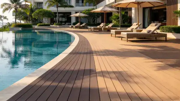 Wholesale Swimming Pool WPC Decking: Hotel & Resort Bulk Supply Wholesale Swimming Pool WPC Decking: Hotel & Resort Bulk Supply